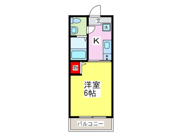 ルミエール鶴見緑地の物件間取画像